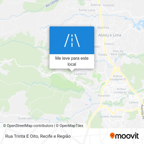Rua Trinta E Oito mapa