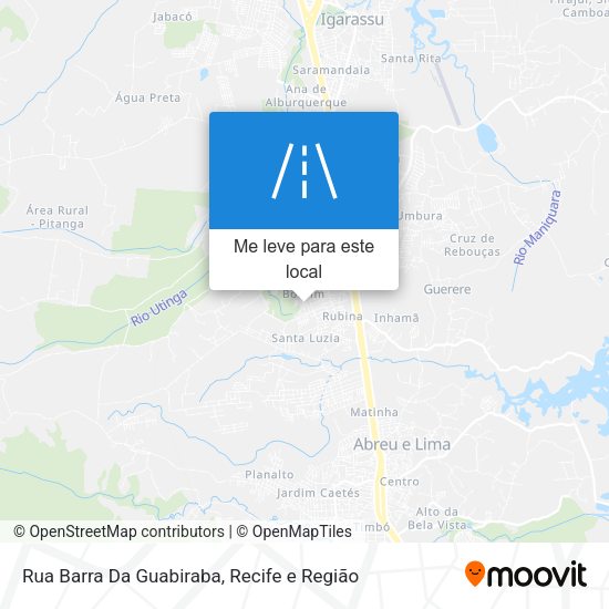 Rua Barra Da Guabiraba mapa