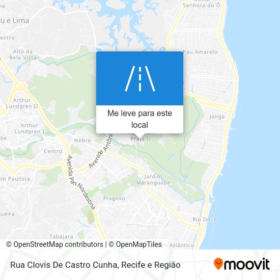 Rua Clovis De Castro Cunha mapa