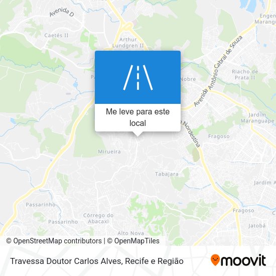Travessa Doutor Carlos Alves mapa