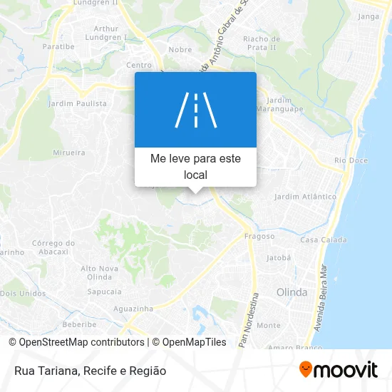 Rua Tariana mapa