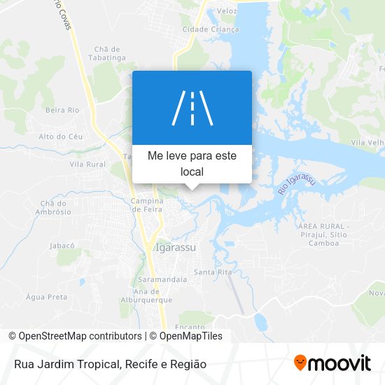 Rua Jardim Tropical mapa