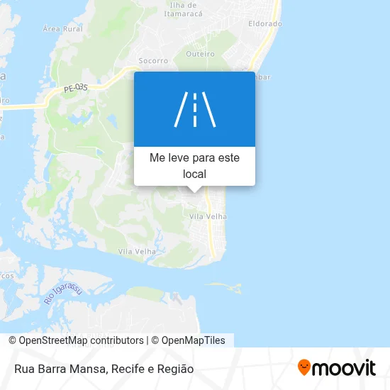 Rua Barra Mansa mapa