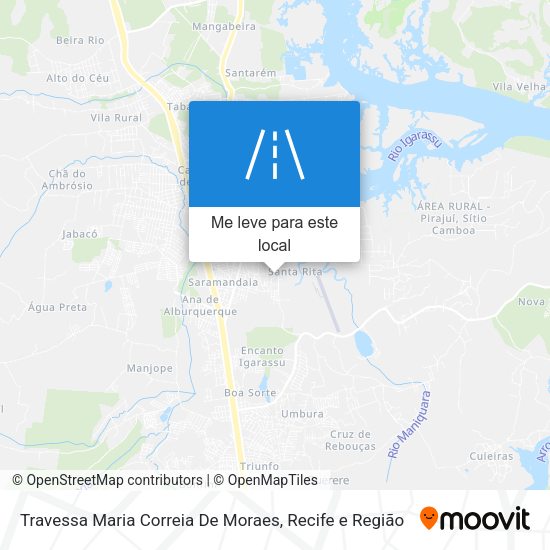 Travessa Maria Correia De Moraes mapa