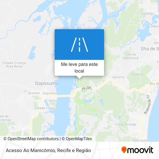 Acesso Ao Manicômio mapa