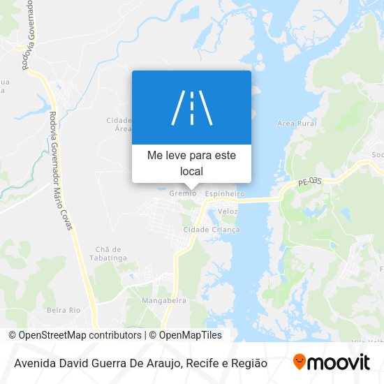 Avenida David Guerra De Araujo mapa