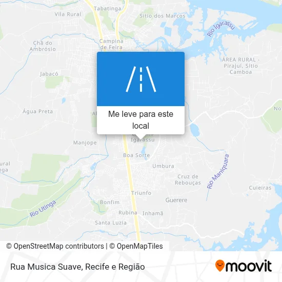 Rua Musica Suave mapa