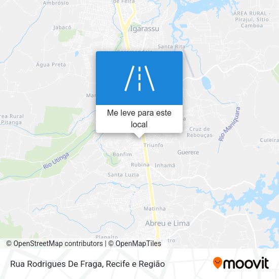 Rua Rodrigues De Fraga mapa