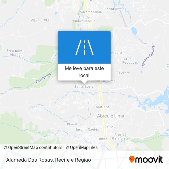Alameda Das Rosas mapa