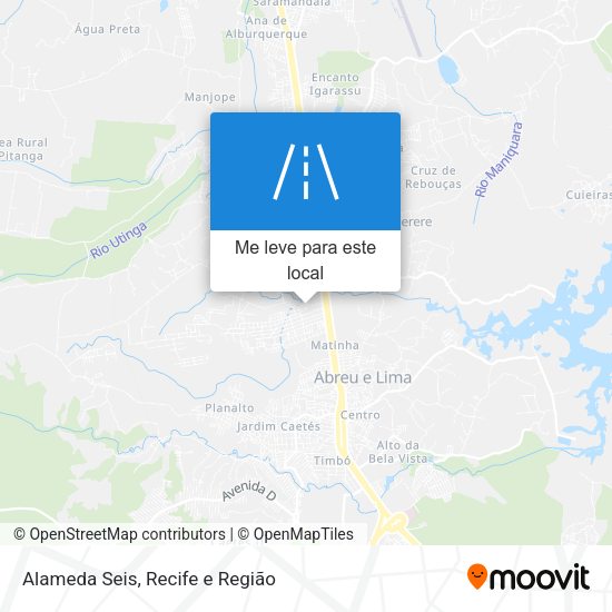 Alameda Seis mapa
