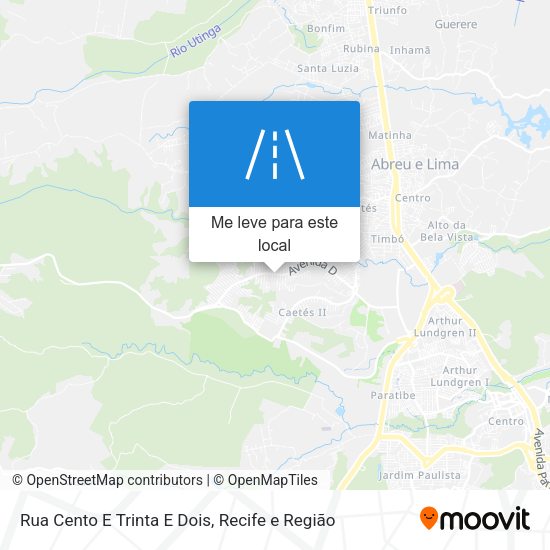 Rua Cento E Trinta E Dois mapa
