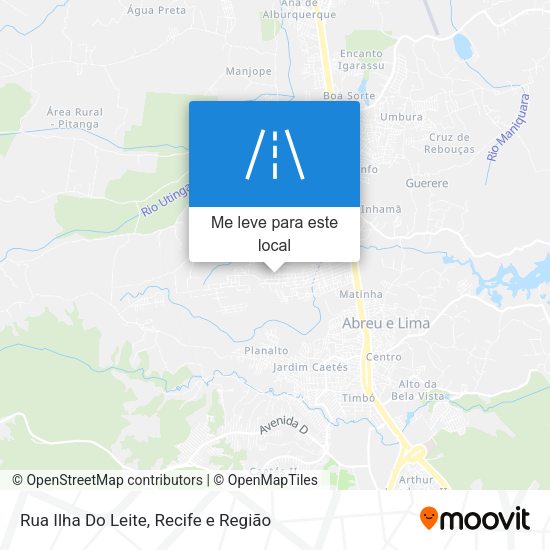 Rua Ilha Do Leite mapa