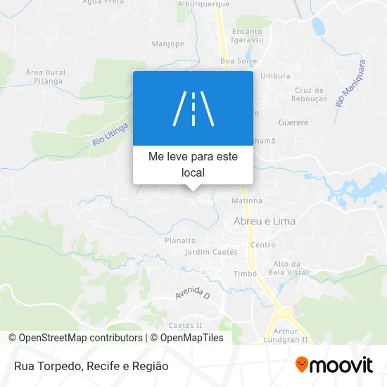 Rua Torpedo mapa