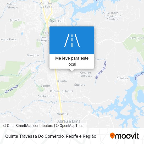 Quinta Travessa Do Comércio mapa