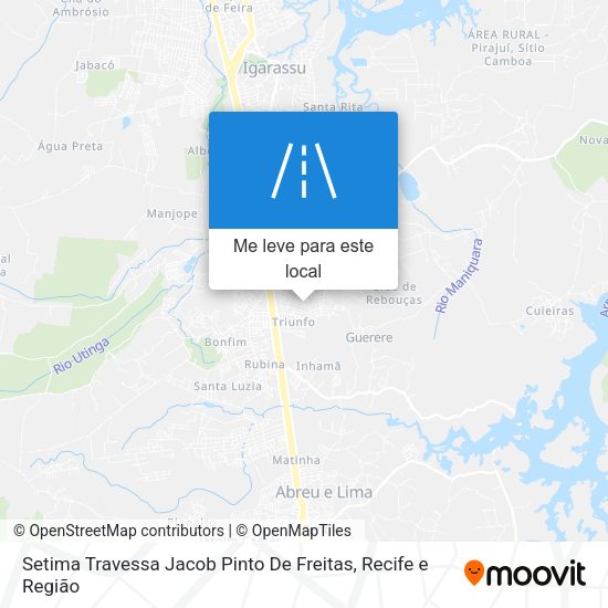 Setima Travessa Jacob Pinto De Freitas mapa