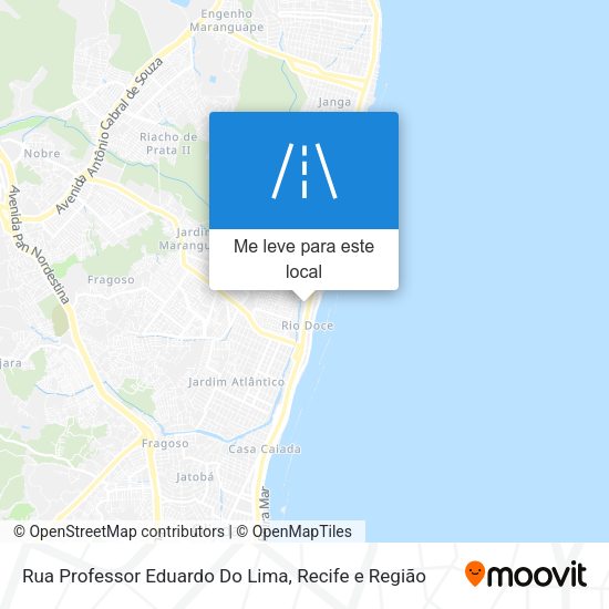 Rua Professor Eduardo Do Lima mapa