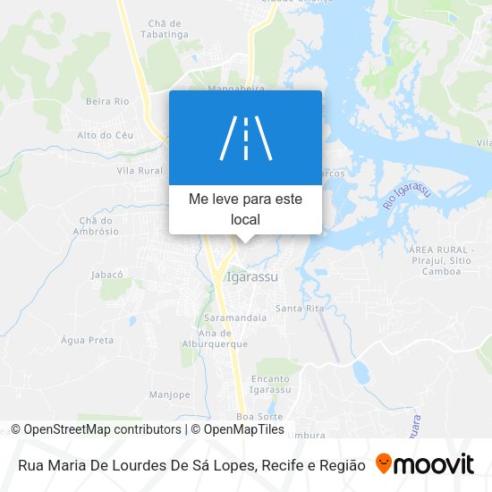 Rua Maria De Lourdes De Sá Lopes mapa