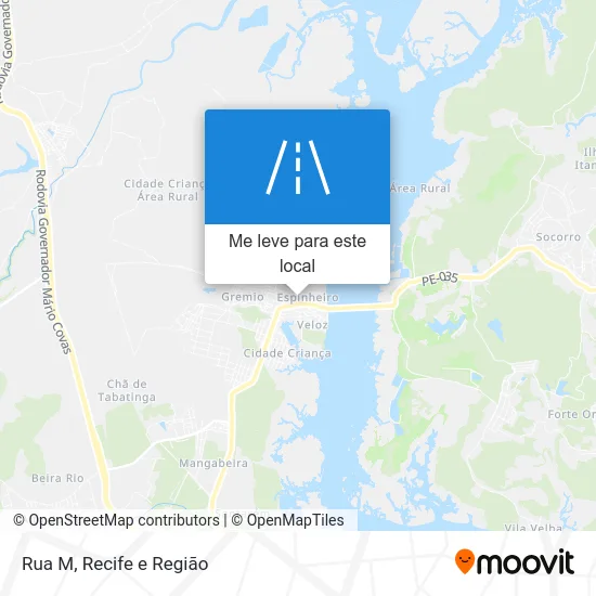 Rua M mapa
