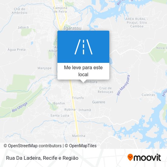 Rua Da Ladeira mapa