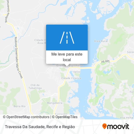 Travessa Da Saudade mapa