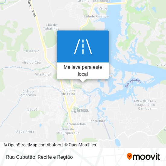 Rua Cubatão mapa