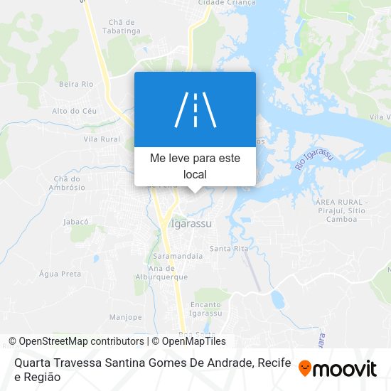 Quarta Travessa Santina Gomes De Andrade mapa