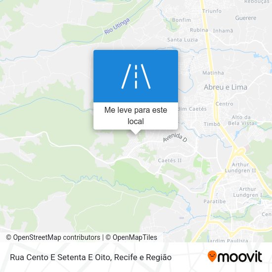 Rua Cento E Setenta E Oito mapa