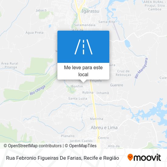 Rua Febronio Figueiras De Farias mapa