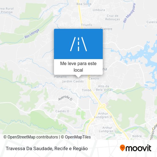 Travessa Da Saudade mapa