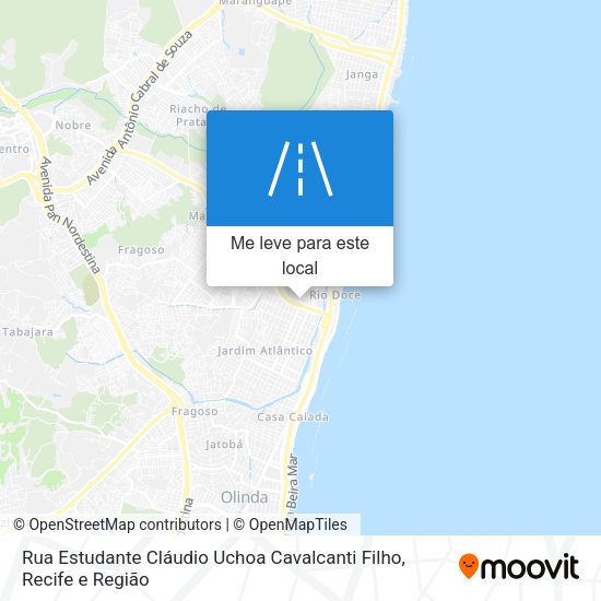 Rua Estudante Cláudio Uchoa Cavalcanti Filho mapa