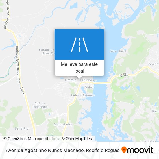 Avenida Agostinho Nunes Machado mapa