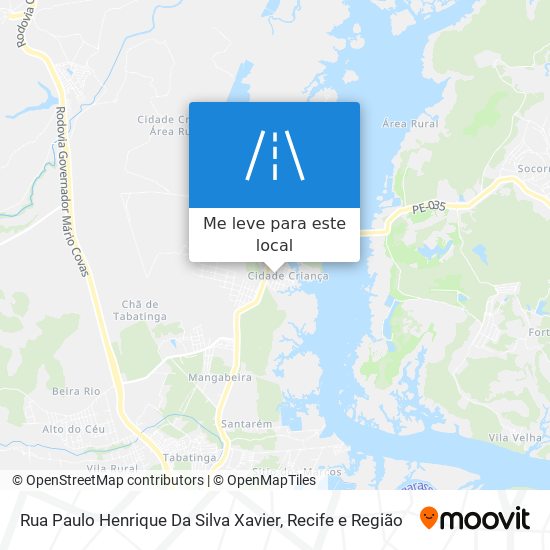 Rua Paulo Henrique Da Silva Xavier mapa