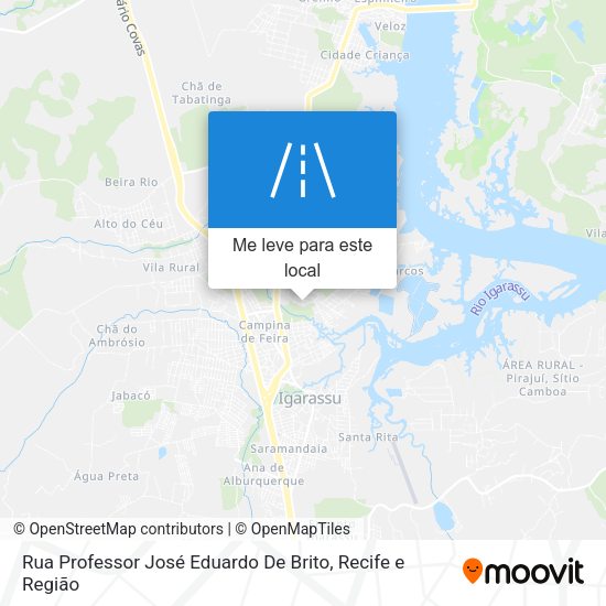 Rua Professor José Eduardo De Brito mapa