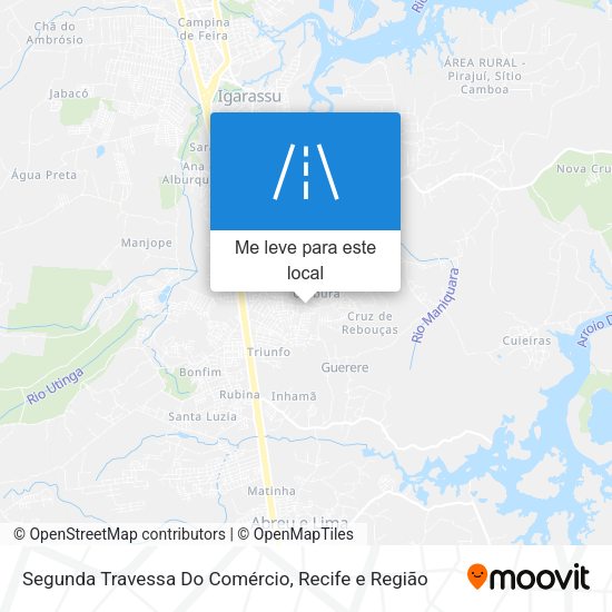 Segunda Travessa Do Comércio mapa