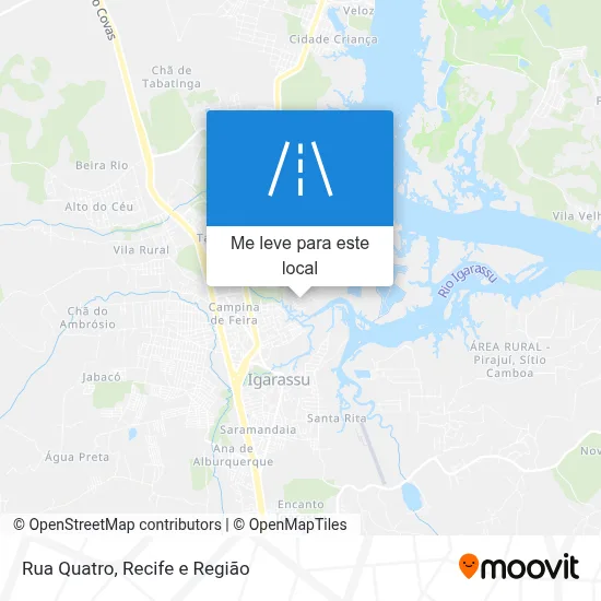 Rua Quatro mapa