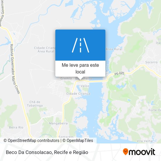 Beco Da Consolacao mapa