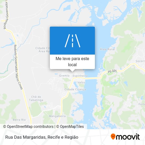 Rua Das Margaridas mapa