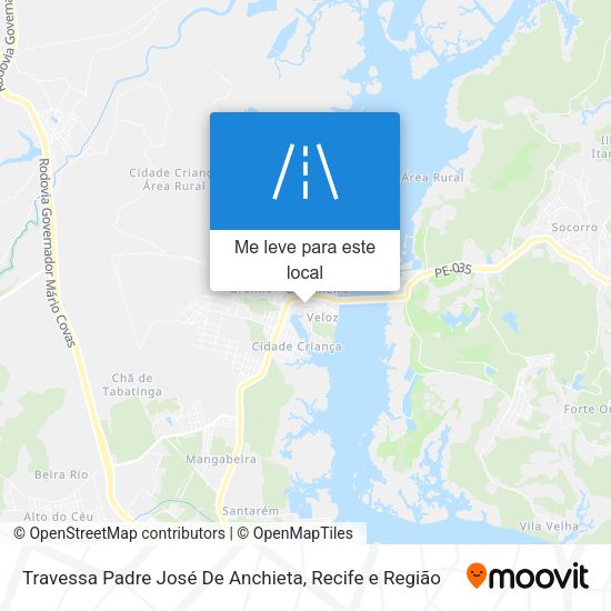 Travessa Padre José De Anchieta mapa