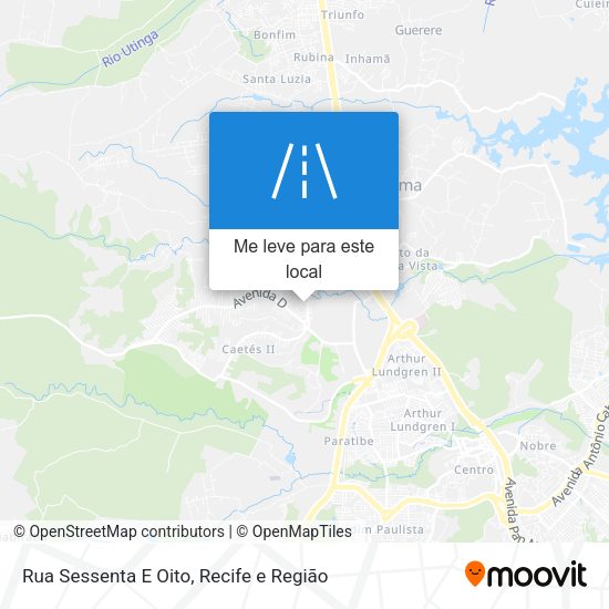 Rua Sessenta E Oito mapa