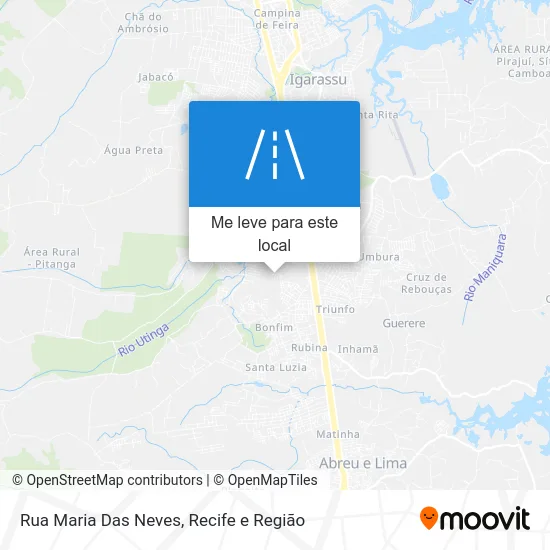 Rua Maria Das Neves mapa
