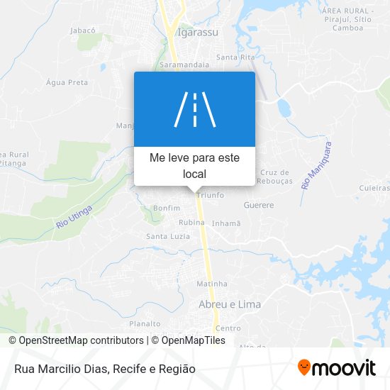 Rua Marcilio Dias mapa