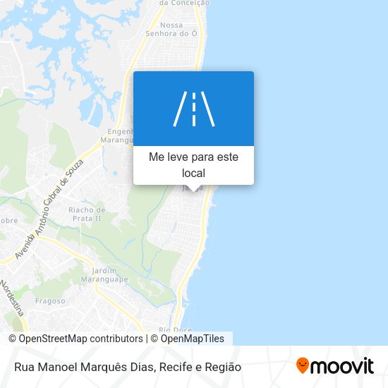 Rua Manoel Marquês Dias mapa