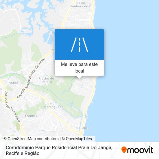 Comdomínio Parque Residencial Praia Do Janga mapa