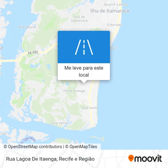 Rua Lagoa De Itaenga mapa