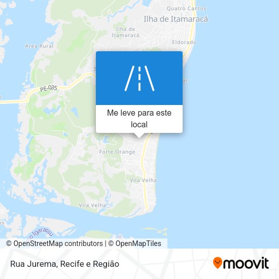 Rua Jurema mapa