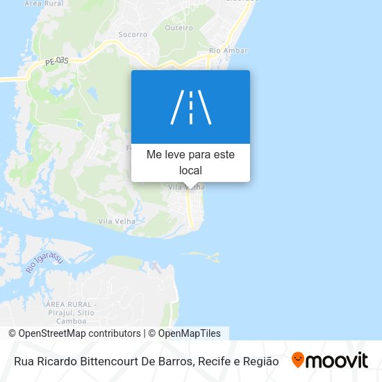 Rua Ricardo Bittencourt De Barros mapa