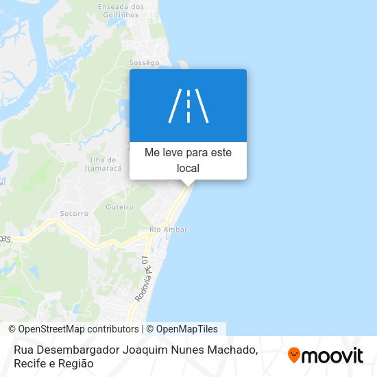 Rua Desembargador Joaquim Nunes Machado mapa