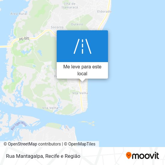 Rua Mantagalpa mapa