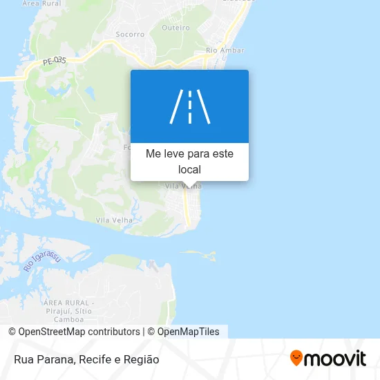 Rua Parana mapa