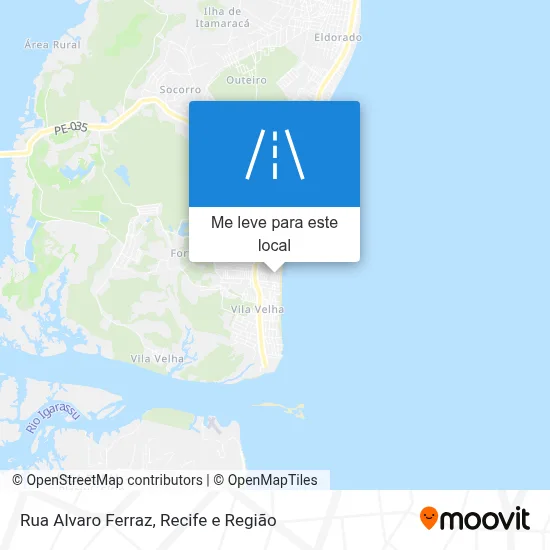 Rua Alvaro Ferraz mapa